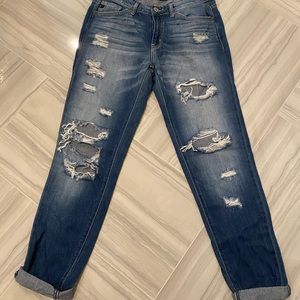 KanCan Boyfriend ripped jeans